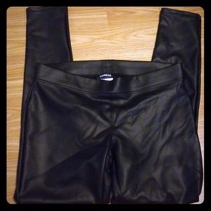 Express Faux Leather Leggings